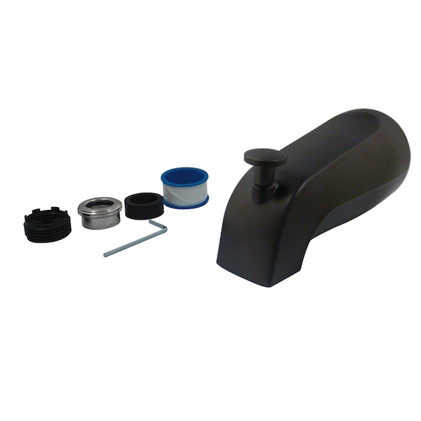 5-3/8" Universal Diverter, Tub Spout, Oil Rubbed Bronze